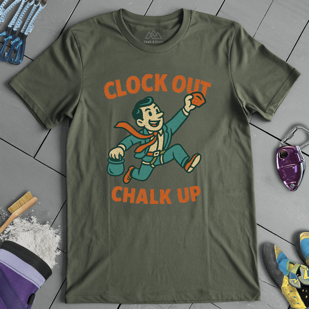Clock Out Chalk Up Tee