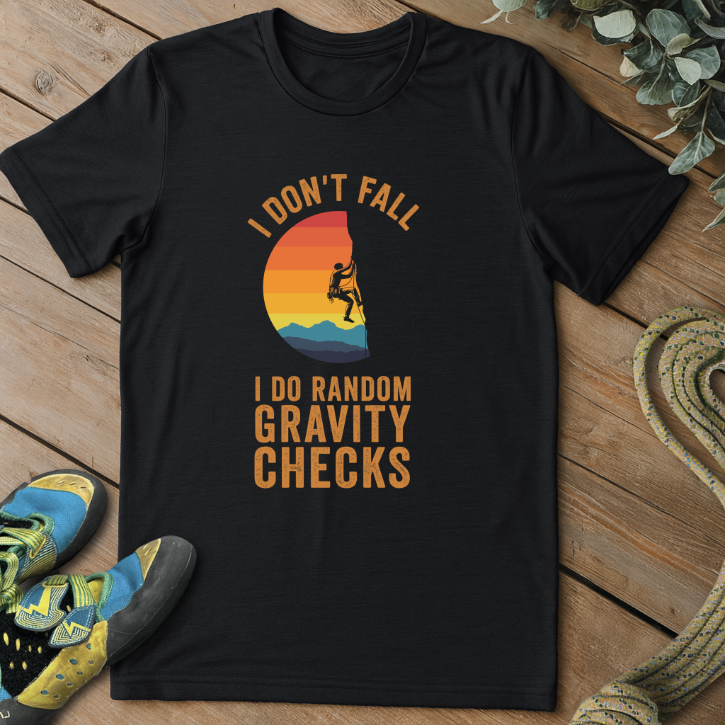 Random Gravity Checks Tee