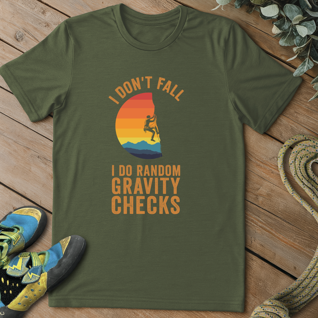 Random Gravity Checks Tee