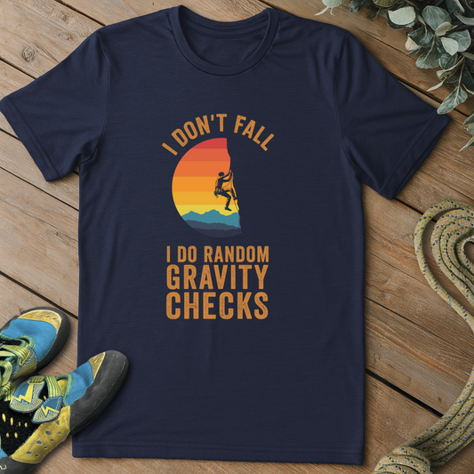 Random Gravity Checks Tee