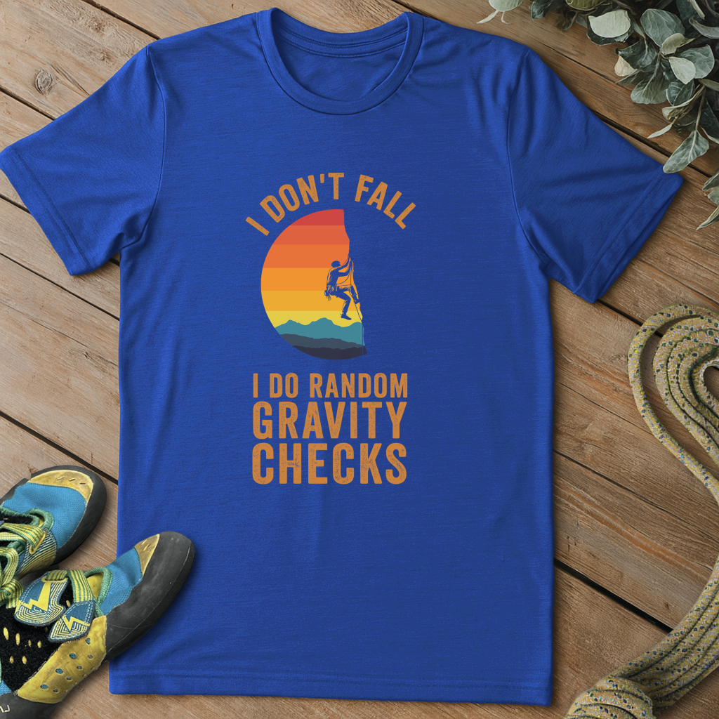 Random Gravity Checks Tee