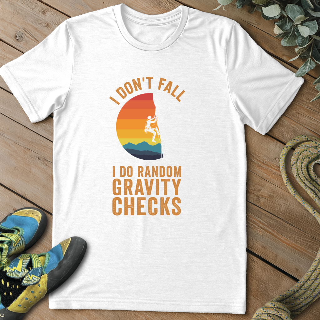 Random Gravity Checks Tee