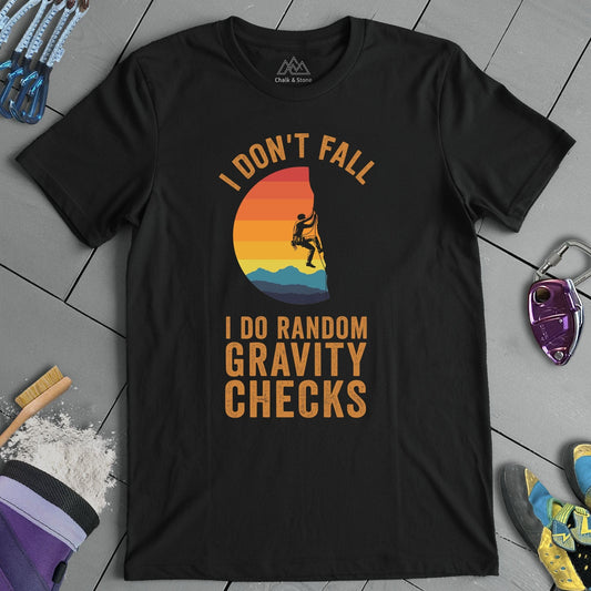 Random Gravity Checks Tee