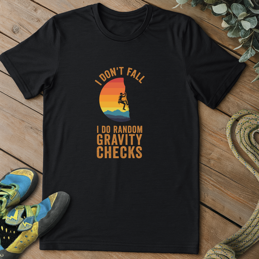 Random Gravity Checks Tee