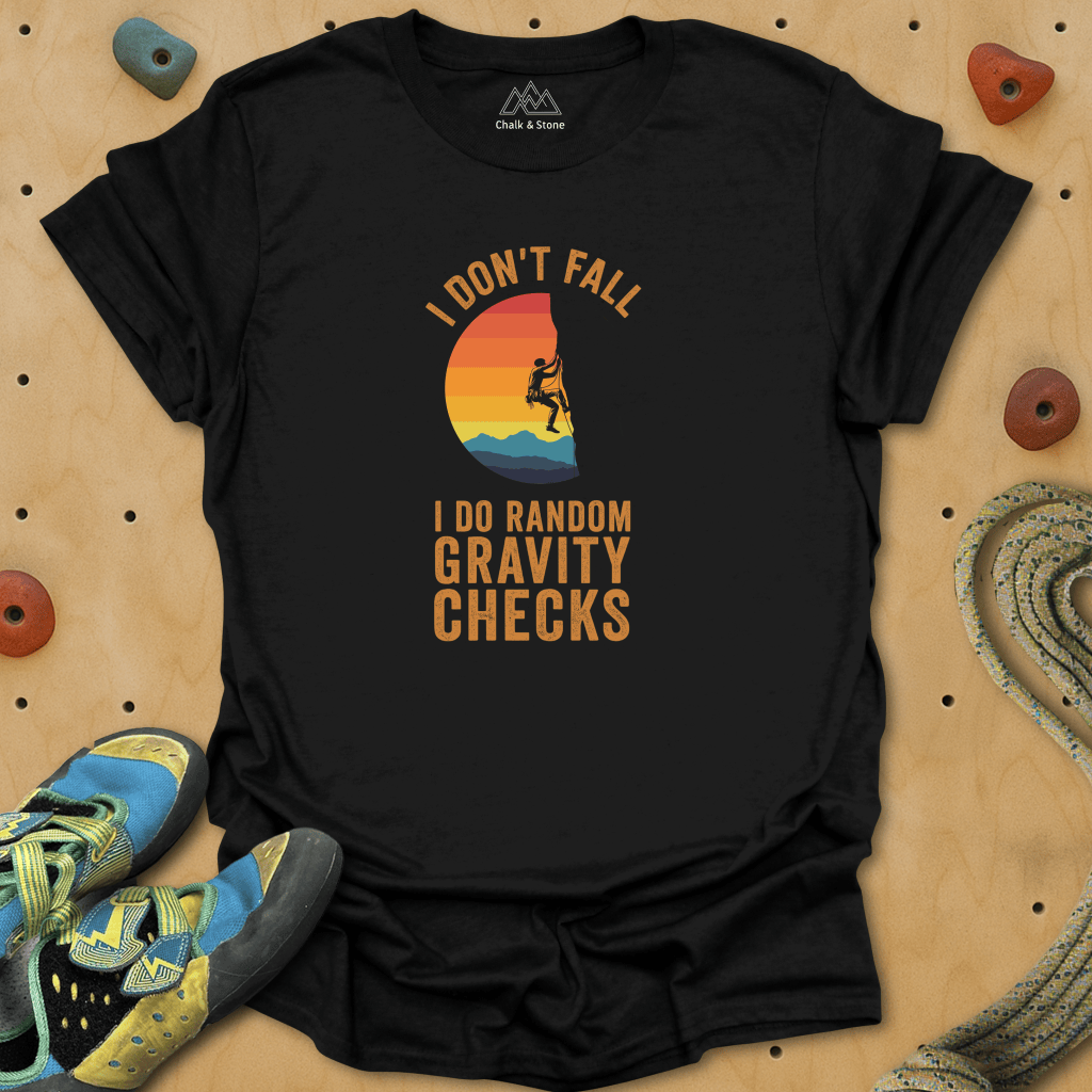 Random Gravity Checks Tee