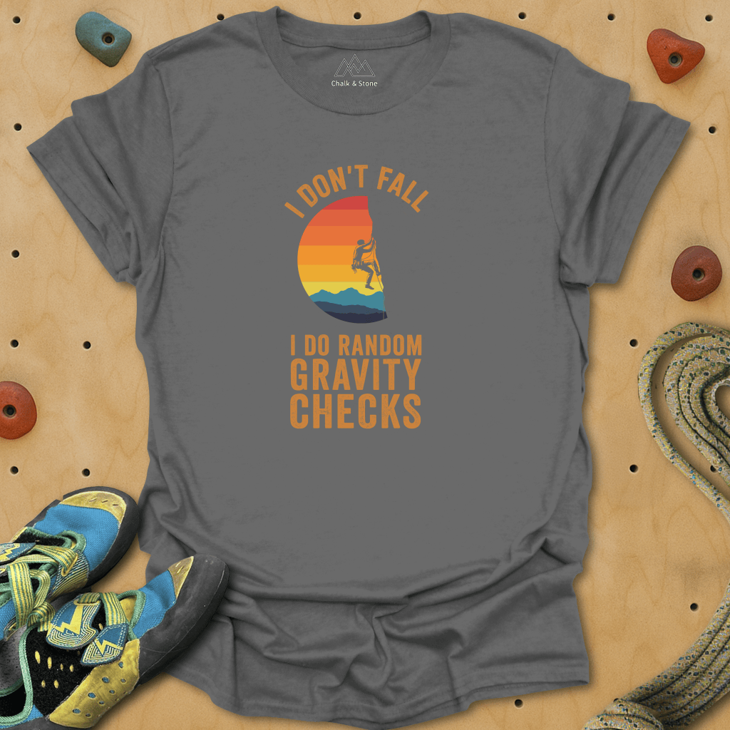 Random Gravity Checks Tee