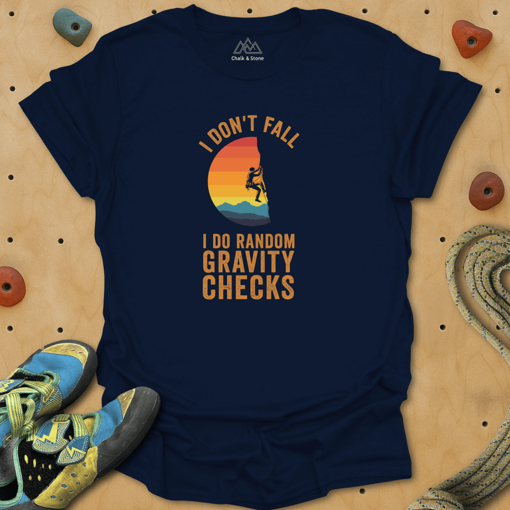 Random Gravity Checks Tee