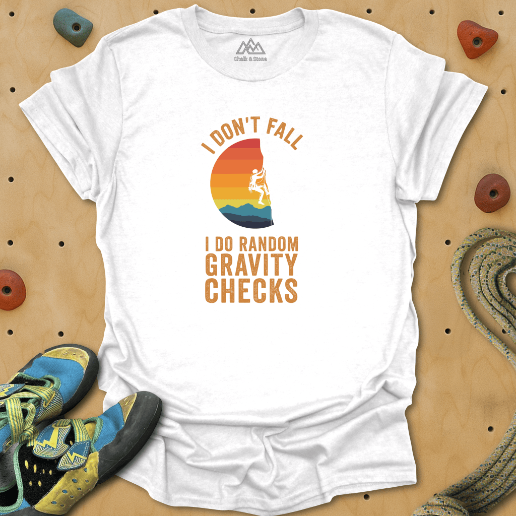 Random Gravity Checks Tee