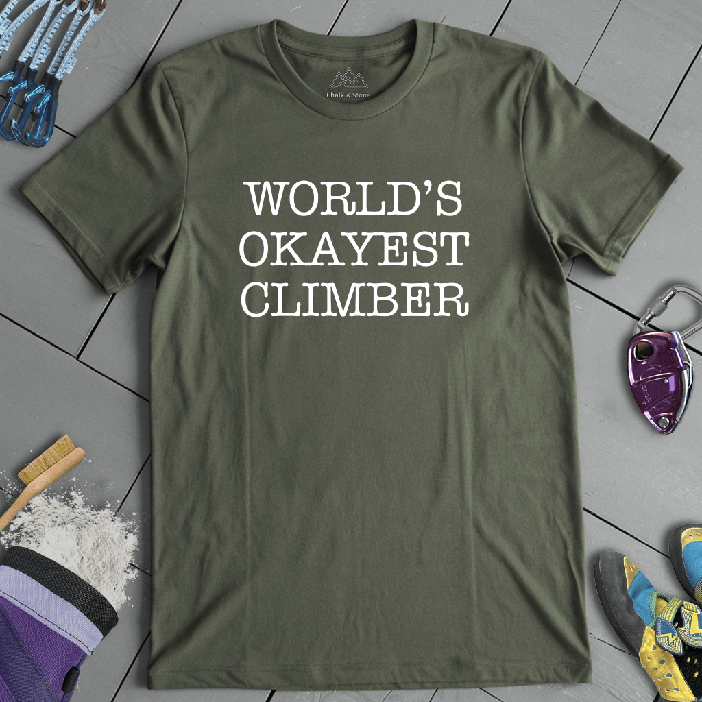 World Okayest Climber Tee