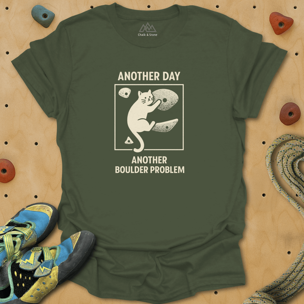 Another Boulder Problem Cat Tee