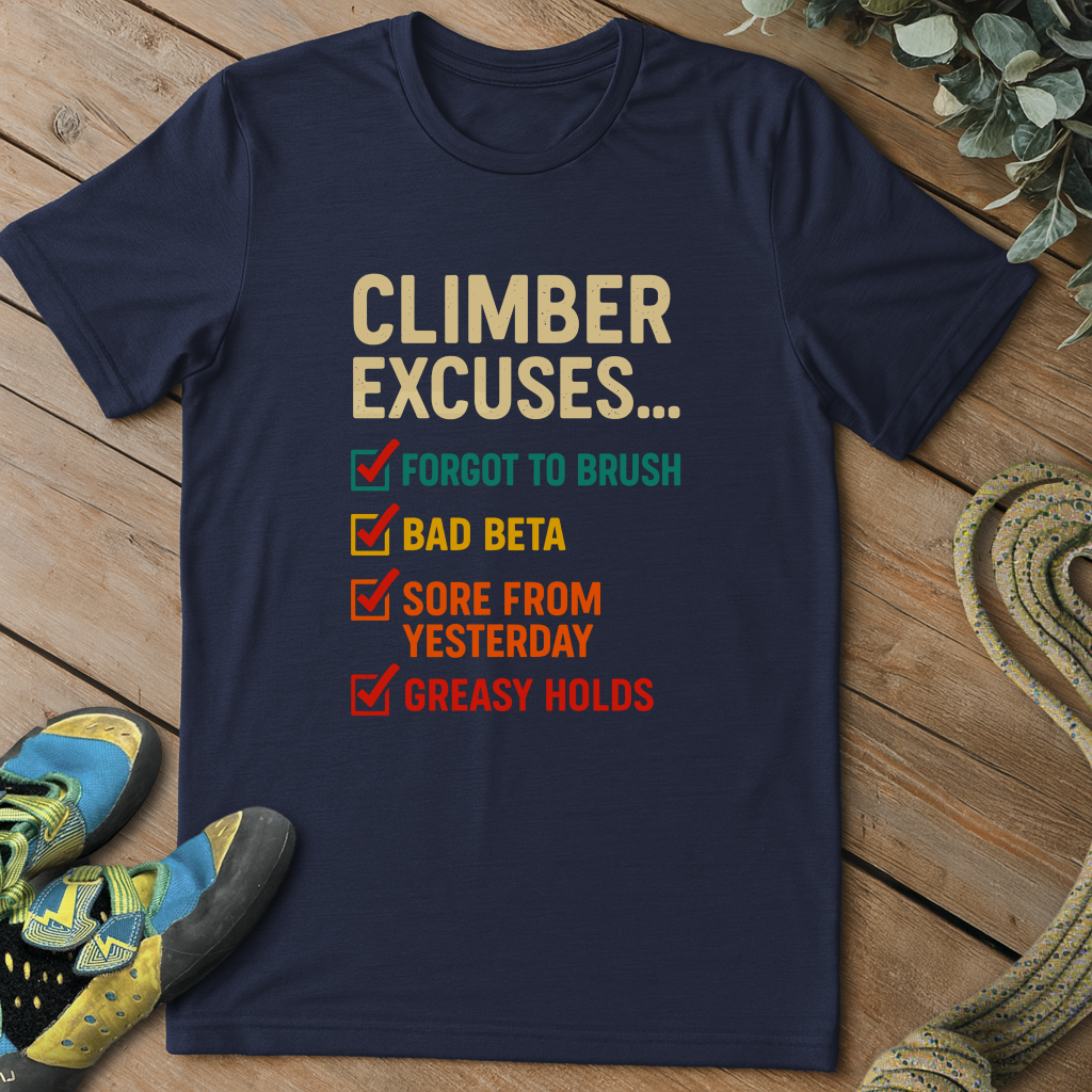 Climber Excuses Tee
