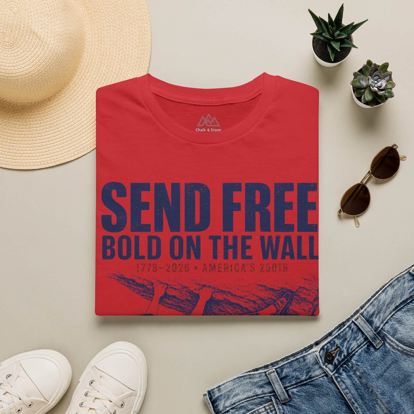 Bold On Wall Tee