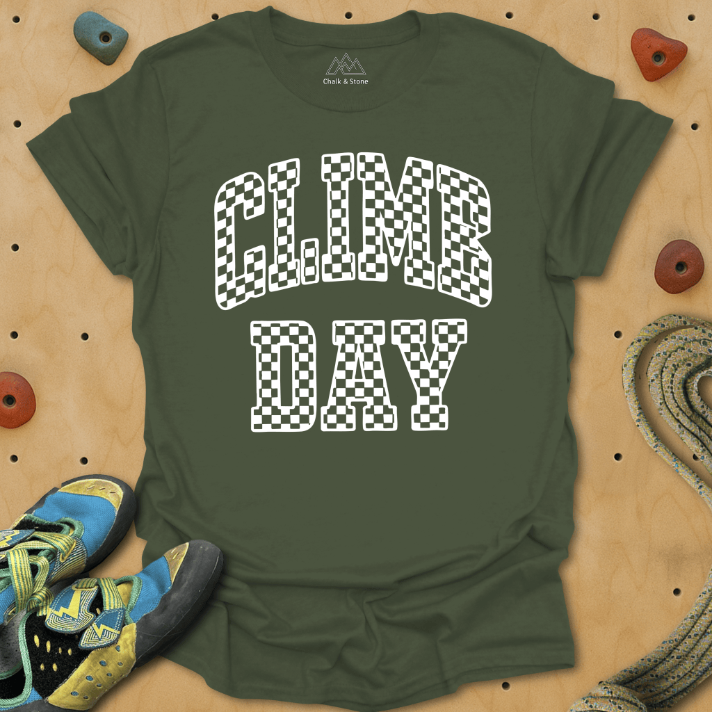 Checker Climb Day Tee