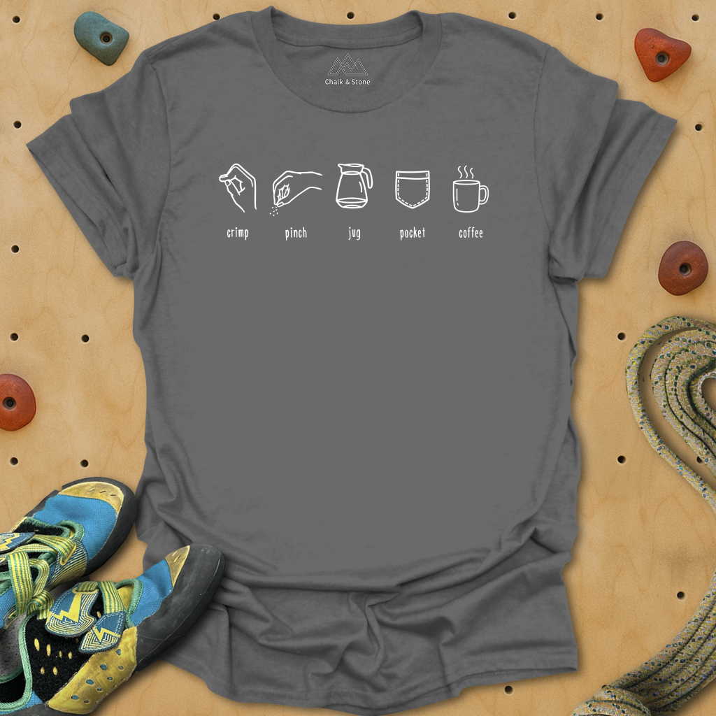 Minimal Climb Symbol Tee