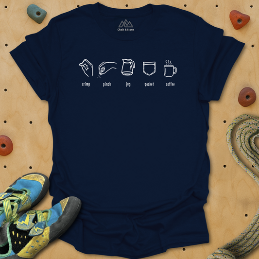 Minimal Climb Symbol Tee