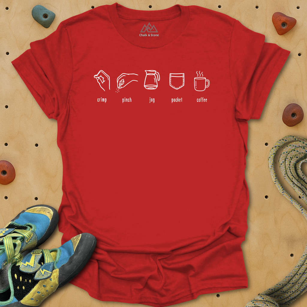 Minimal Climb Symbol Tee