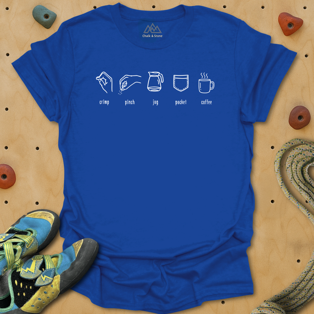 Minimal Climb Symbol Tee
