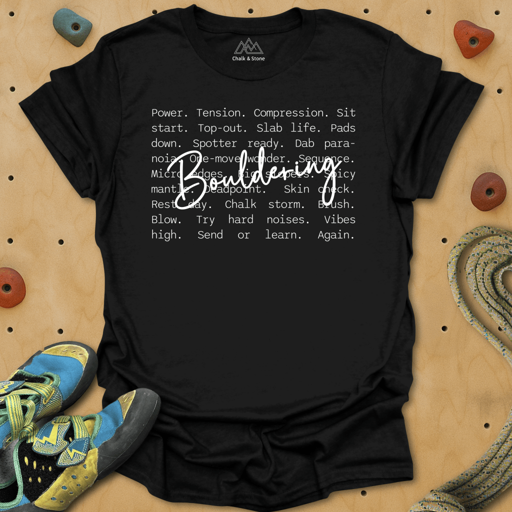 Bouldering Manifest Tee