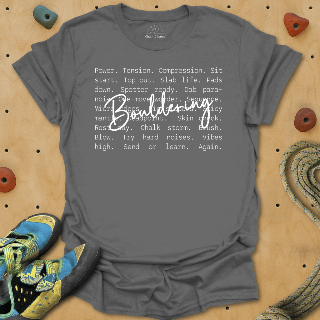 Bouldering Manifest Tee