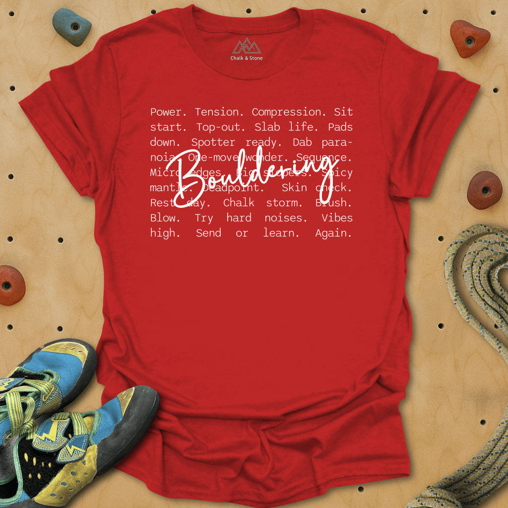 Bouldering Manifest Tee