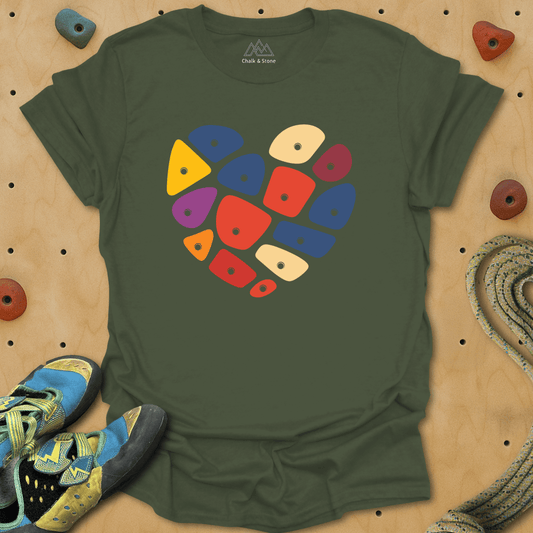 Climbing Hold Heart Tee