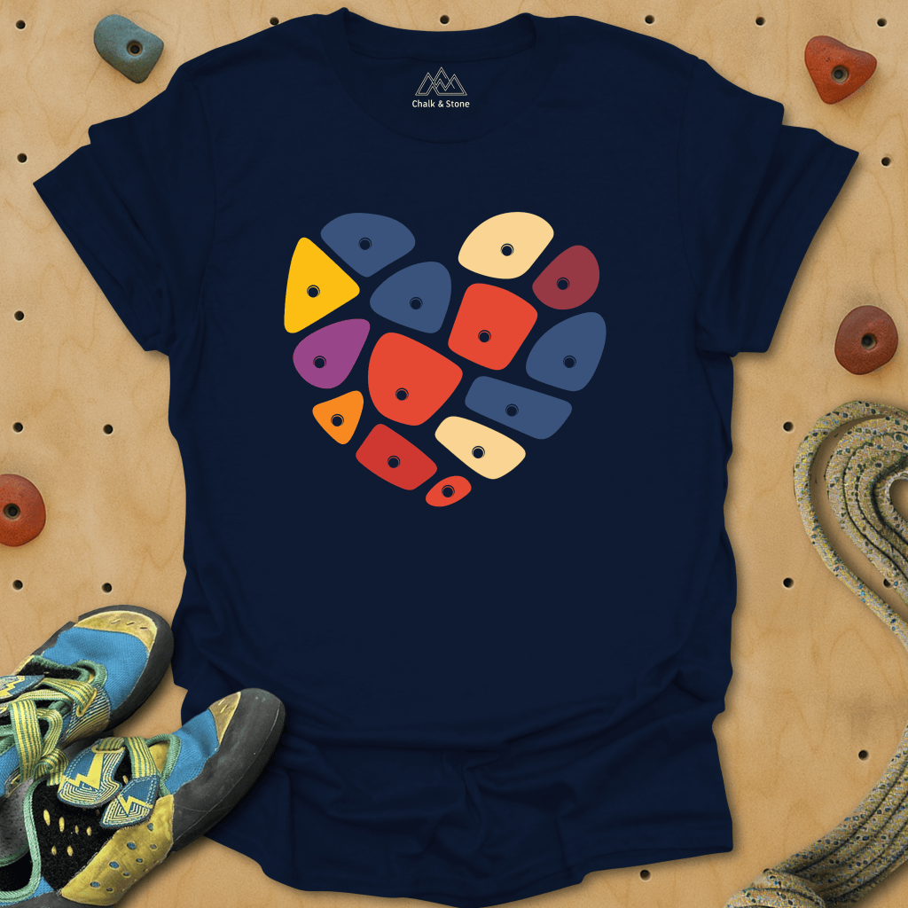 Climbing Hold Heart Tee