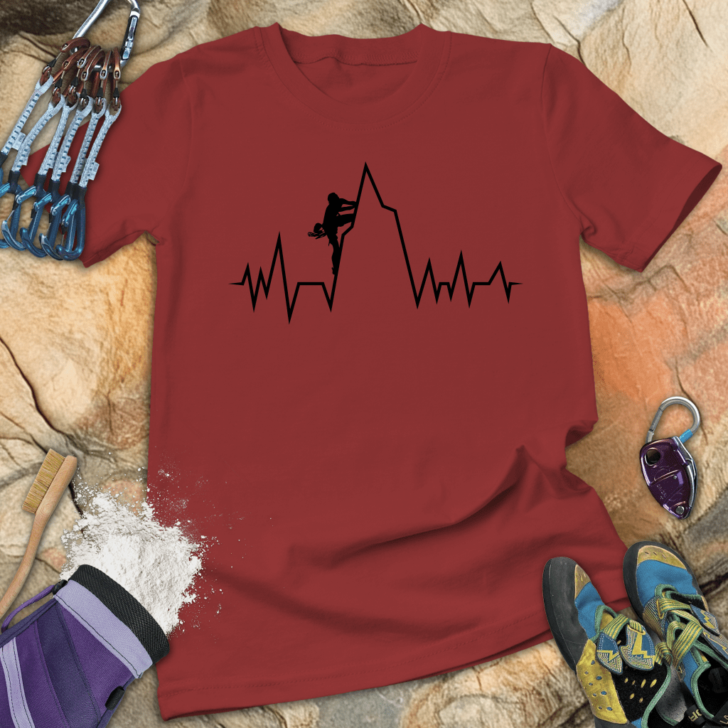 Bouldering Heartbeat Tee