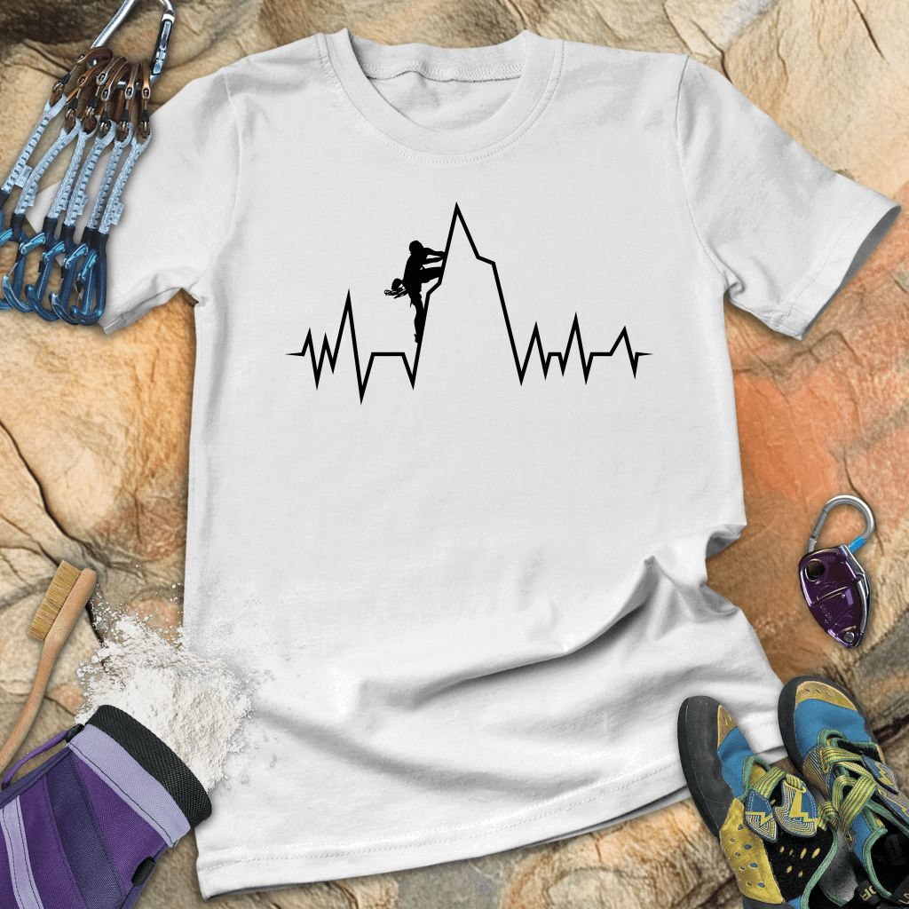 Bouldering Heartbeat Tee