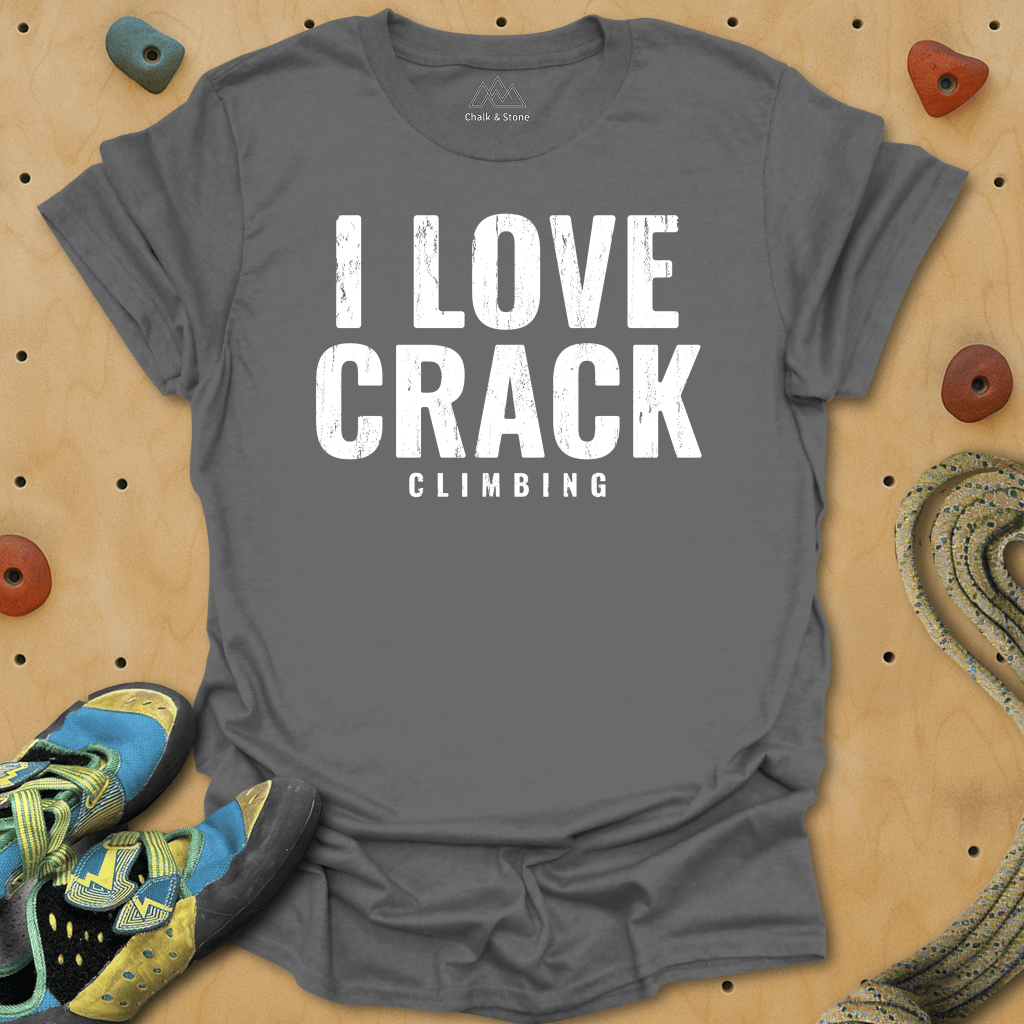 I Love Crack (climbing) Tee