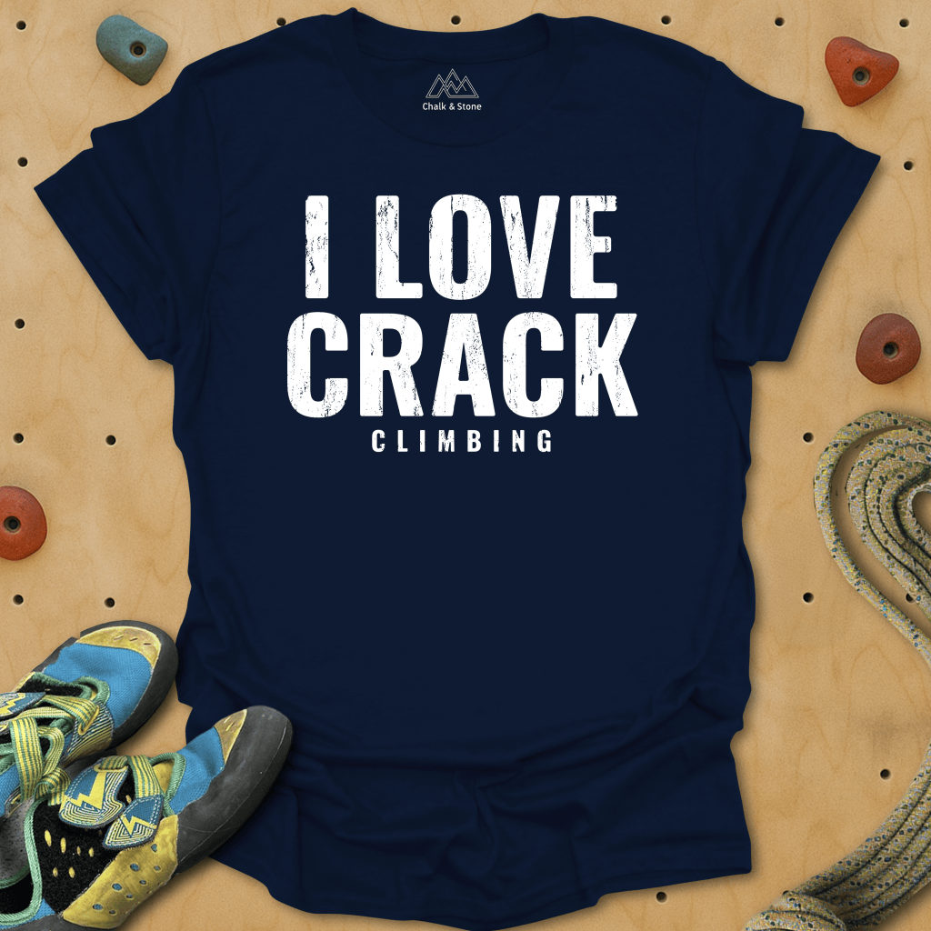 I Love Crack (climbing) Tee