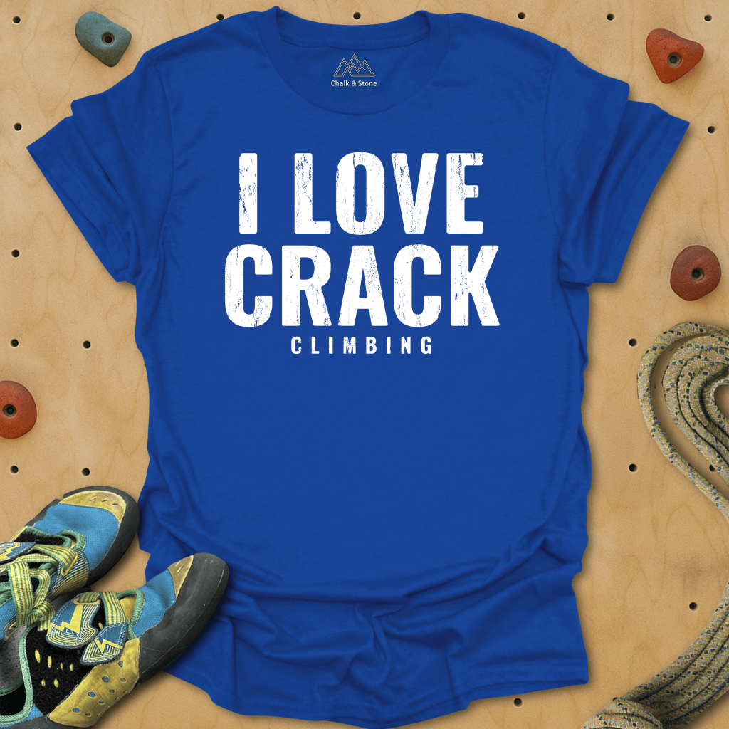 I Love Crack (climbing) Tee