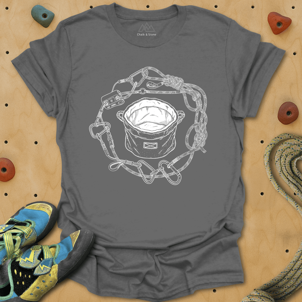 Chalk Bag Equipment Swirl Tee