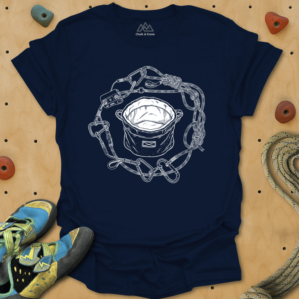 Chalk Bag Equipment Swirl Tee