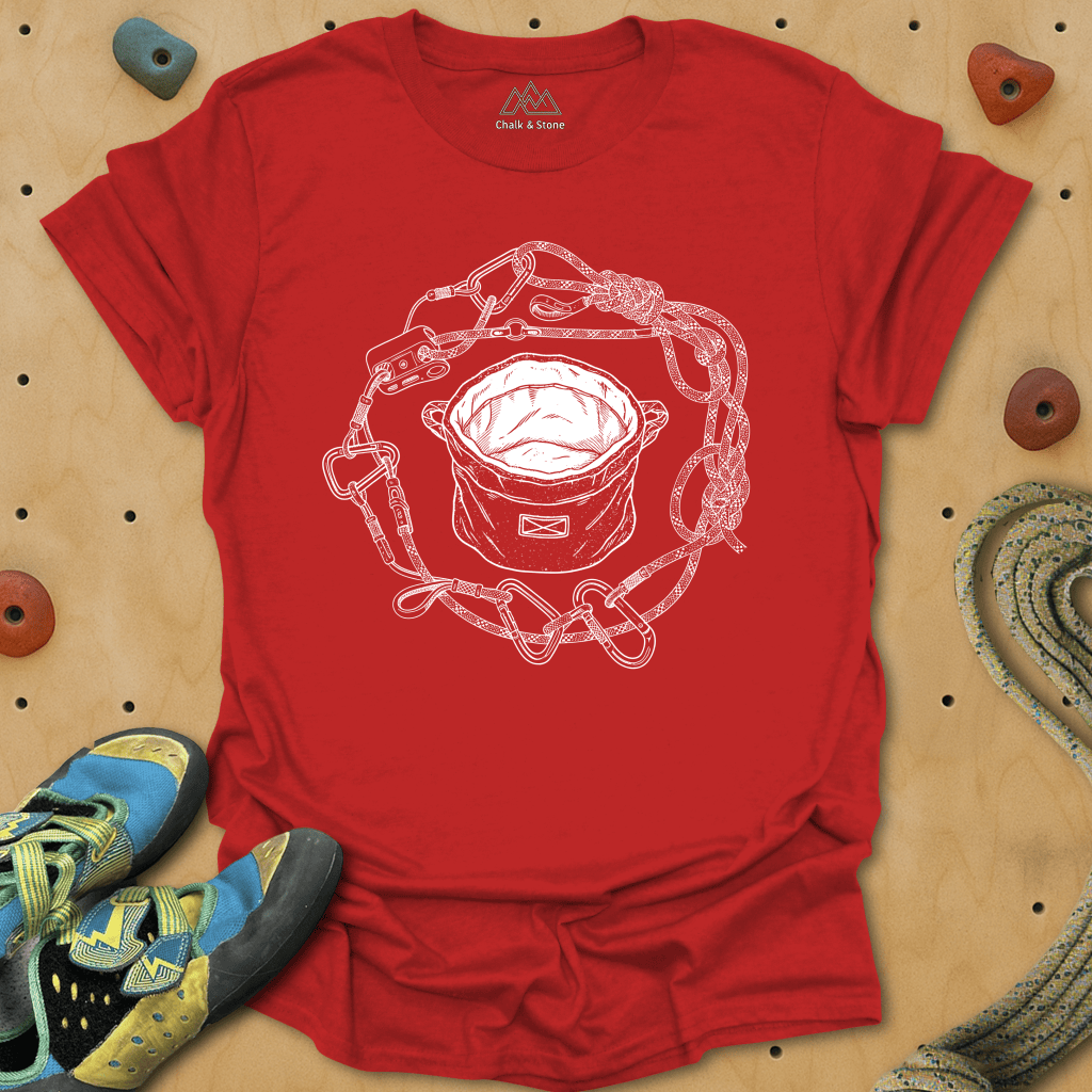 Chalk Bag Equipment Swirl Tee