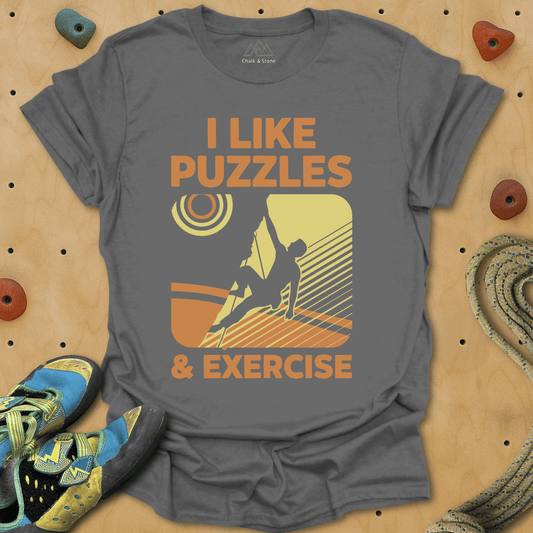I Like Puzzles & Exercise Tee