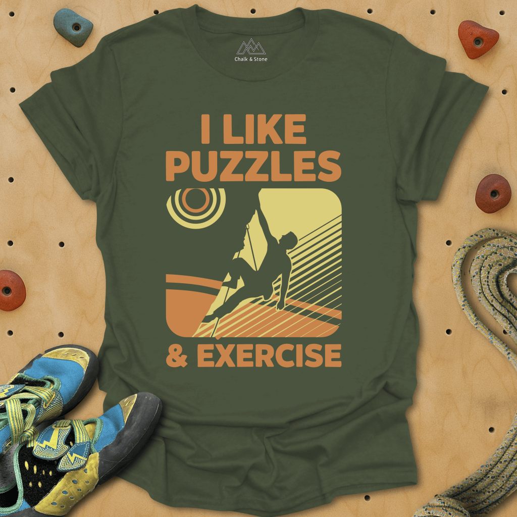 I Like Puzzles & Exercise Tee