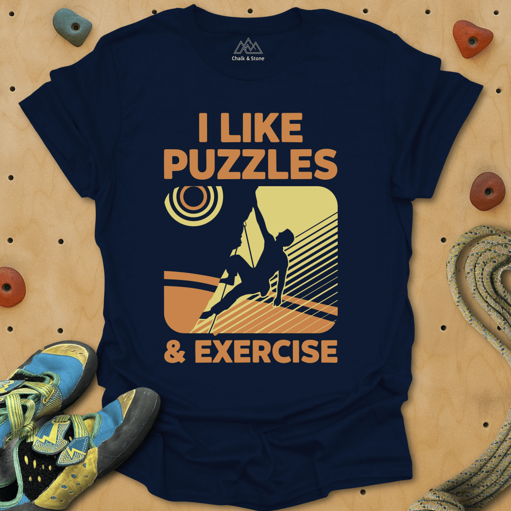 I Like Puzzles & Exercise Tee