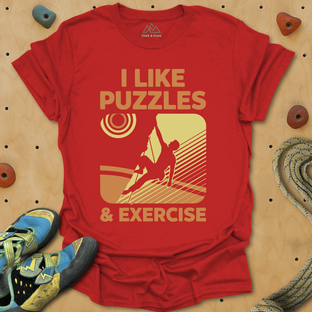 I Like Puzzles & Exercise Tee