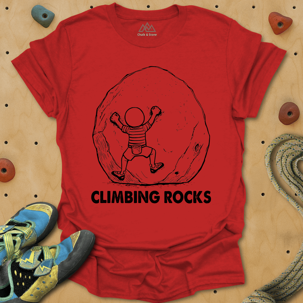 Egghead Climbing Rocks Tee
