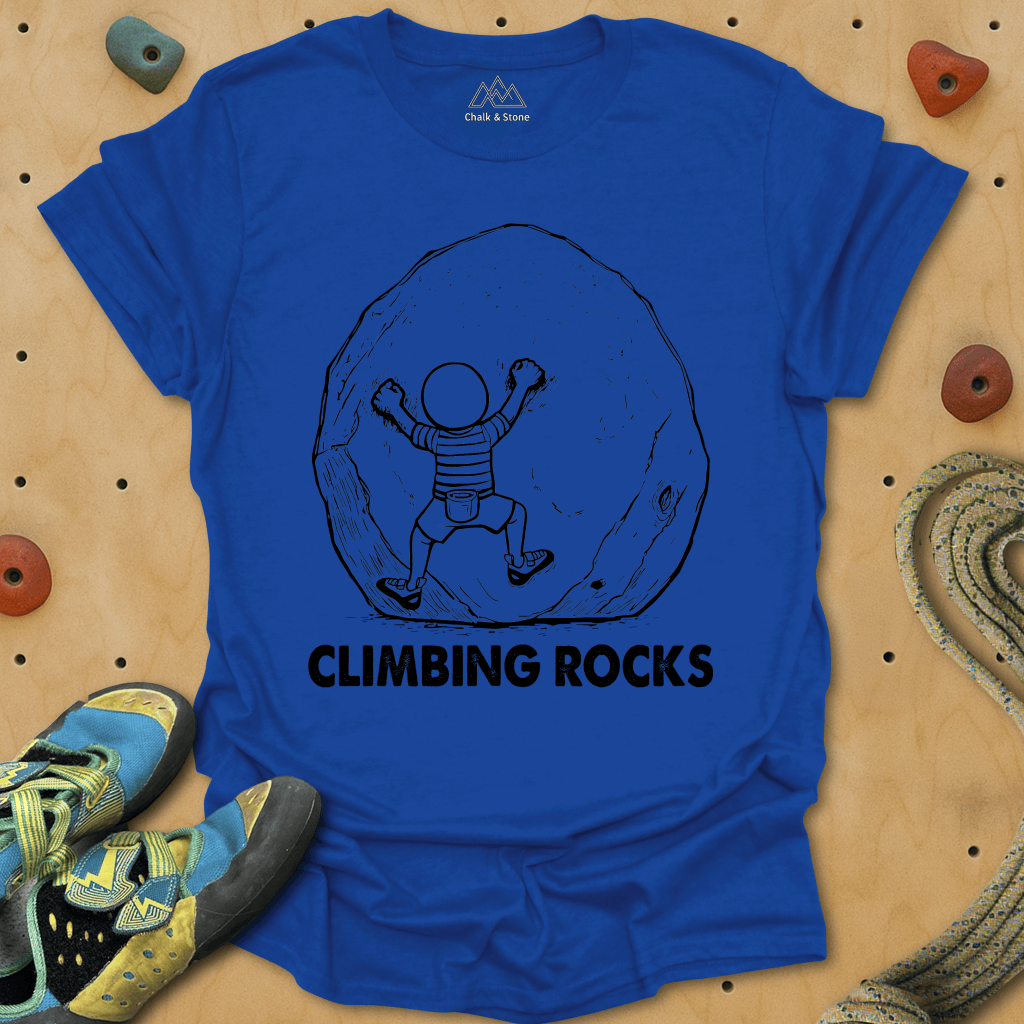 Egghead Climbing Rocks Tee