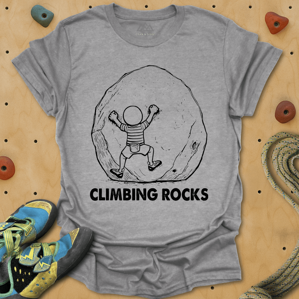 Egghead Climbing Rocks Tee