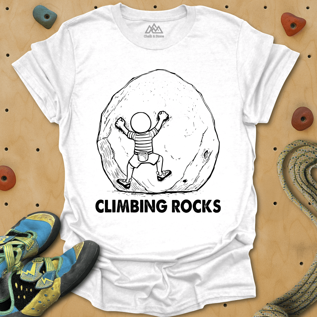 Egghead Climbing Rocks Tee