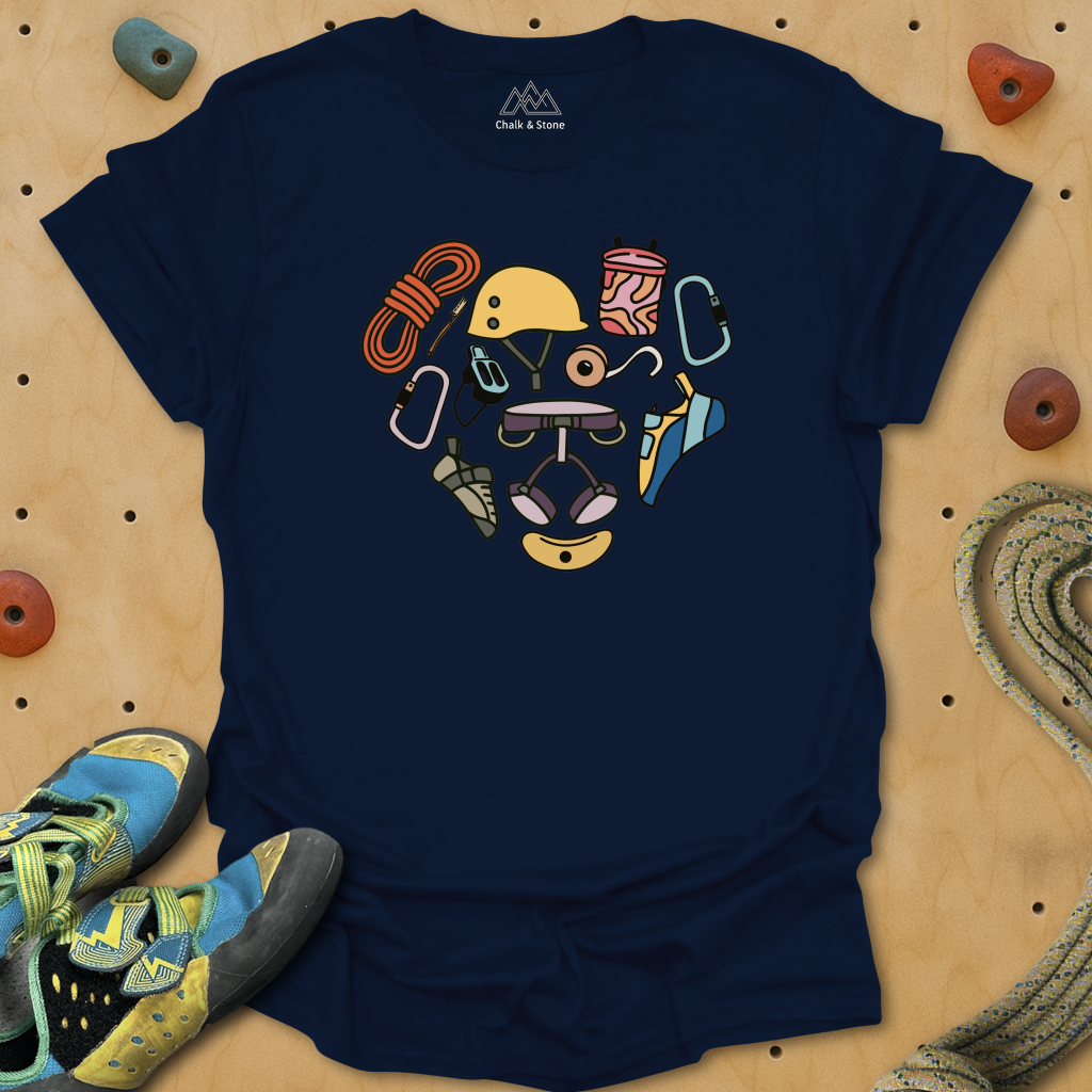 Heart Climb Equipment Tee