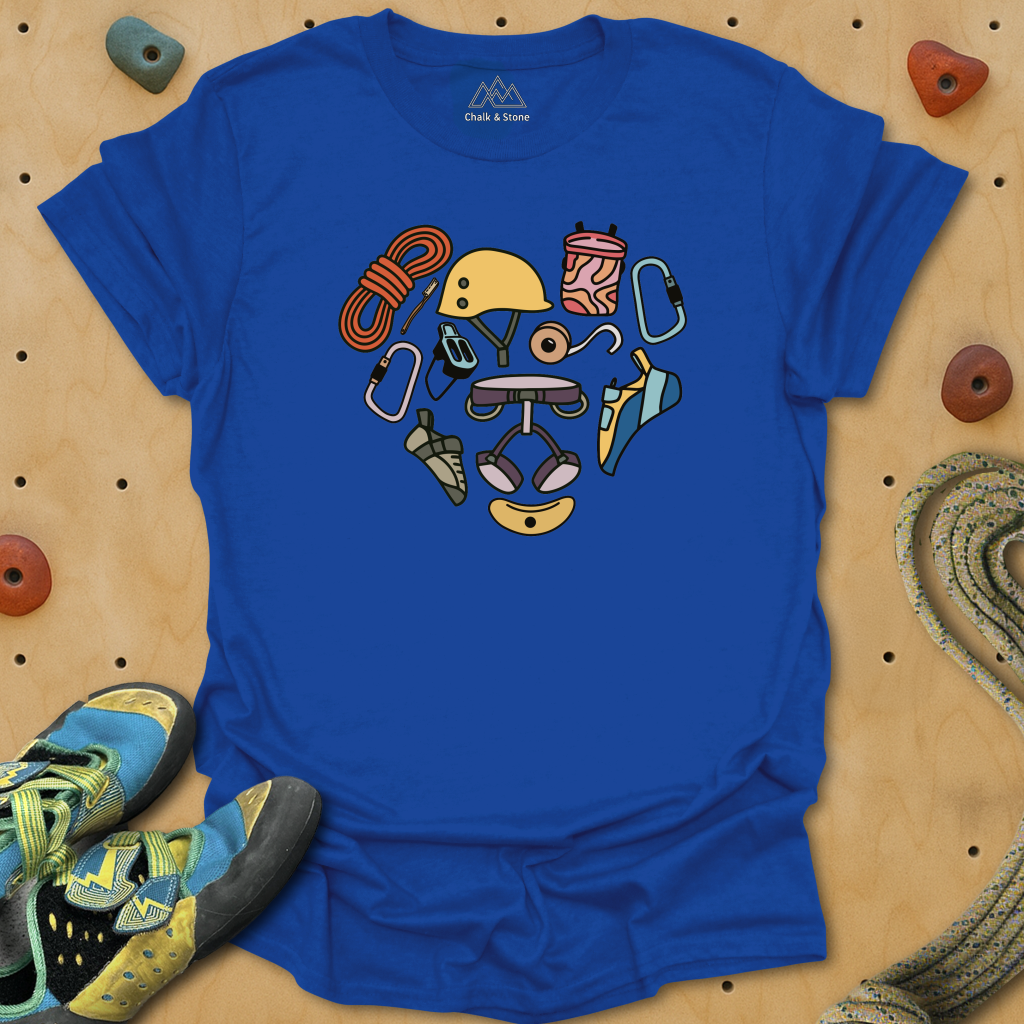 Heart Climb Equipment Tee