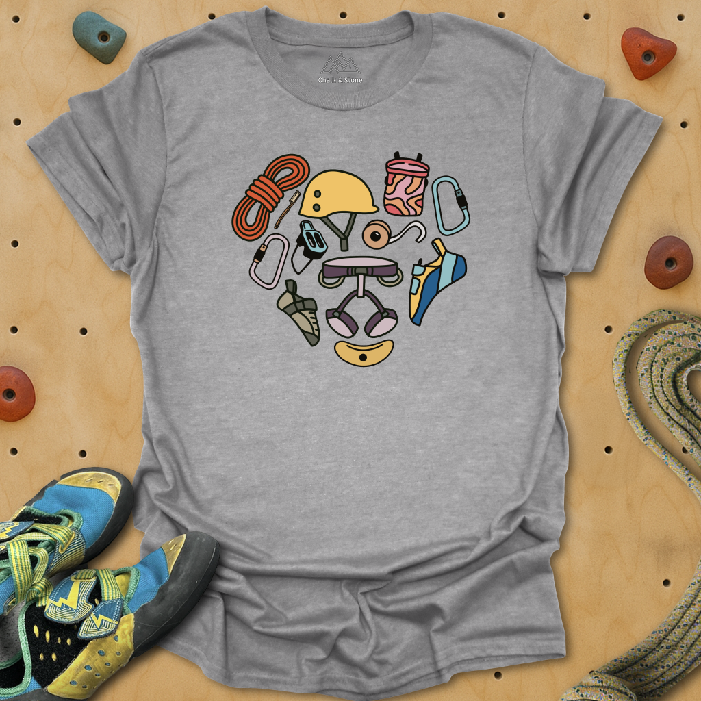 Heart Climb Equipment Tee