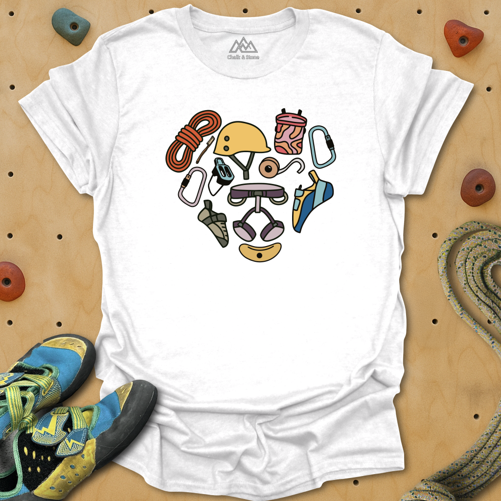 Heart Climb Equipment Tee