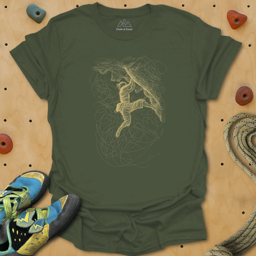 Scribbly Line Body Tension Tee