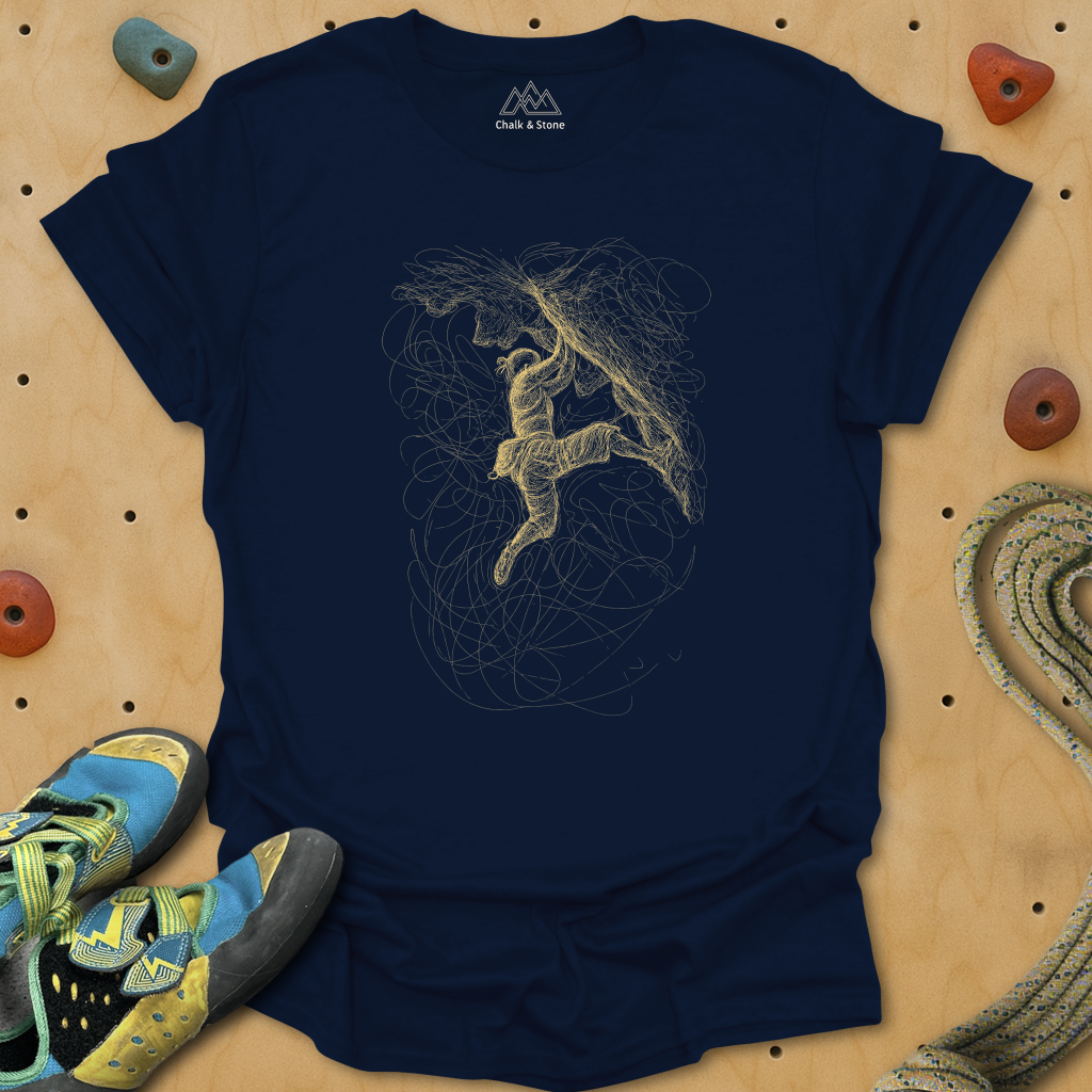 Scribbly Line Body Tension Tee