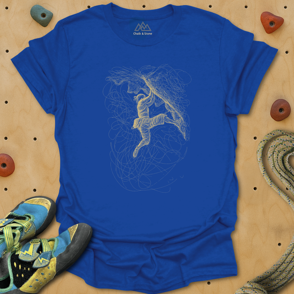 Scribbly Line Body Tension Tee