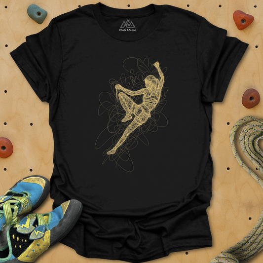 Scribbly Line Side Pull Tee